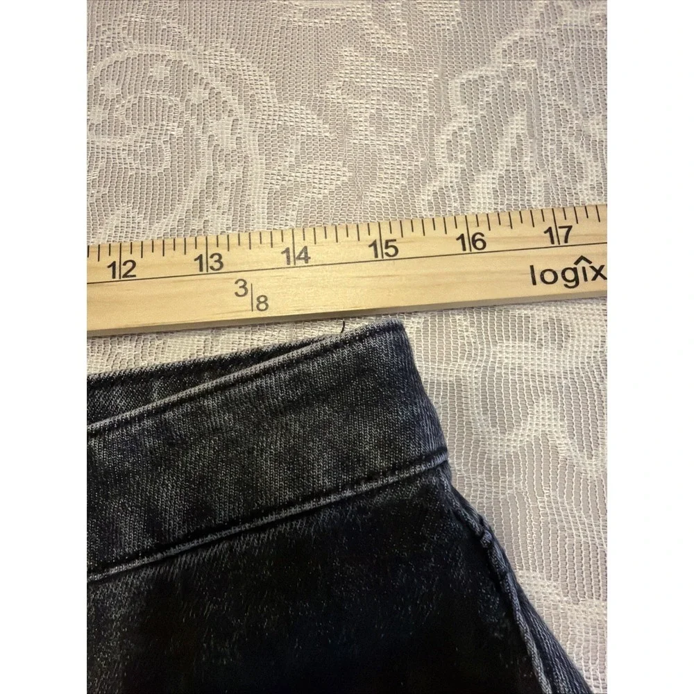 Slouchy Skater Cargo Y2K Grunge Baggy Whimsigoth Black Acid Wash W30/L27.5 SZ 11